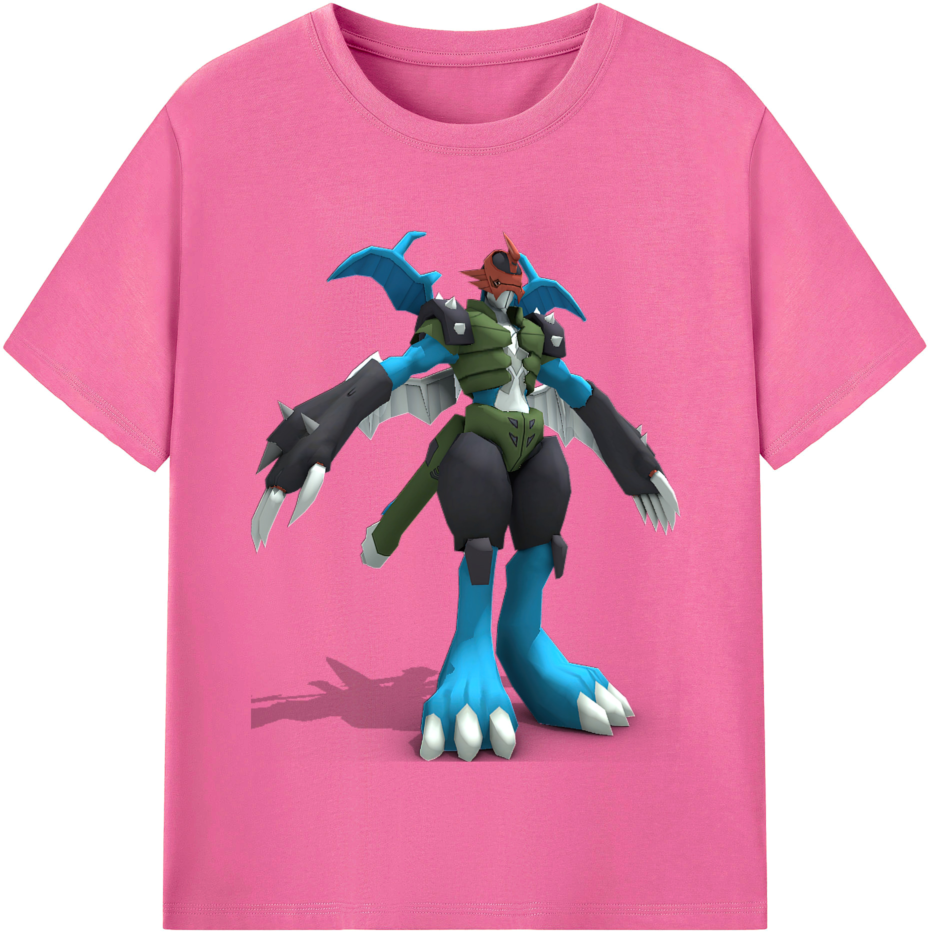 （画像用） Digimon デジタルモンスター/デジモン レディースカジュアルプリントTシャツ（綿100％）